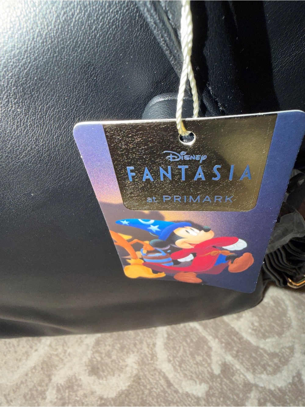 Disney Fantasia backpack and purse features an embroidered Sorcerer Mickey Mouse - Picture 7 of 12